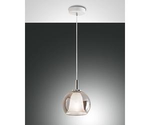 Bretagna sospensione cucina fumee E27 vetro borosilicato