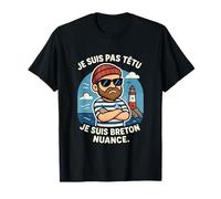 Bretagna Uomo Breton Testardo - Umorismo Orgoglioso & Divertente Maglietta