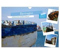 Bretagne Ambiance d'un cimetière à bateaux (Calendrier mural 2027 DIN A4 vertica