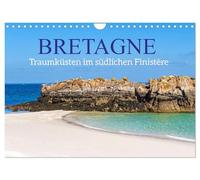 Bretagne - Traumküsten im südlichen Finistère (Wandkalender 2026 DIN A4 quer), CALVENDO Monatskalender: Entdecken Sie die traumhaften Küsten der südlichen Bretagne