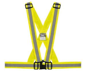 Bretelle Catarifrangenti EN13356 Sicurezza Alta Visibilità per Moto Bici C91410