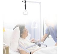 Bretelle da letto portatile Barra trapezia per letto mobilità, altezza regolabile in piedi, facile da montare, supporto per trazioni per strutture di assistenza, ospedali, supporto per trazi