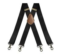 Bretelle da uomo - Bretelle robuste per gli uomini pantaloni da costume - Accessori alla moda comodi per jeans uomini e donne stile retrò, Nero , Se référer au descriptif