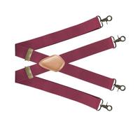 Bretelle da uomo - Bretelle robuste per gli uomini pantaloni da costume - Accessori alla moda comodi per jeans uomini e donne stile retrò, rosso, Se référer au descriptif