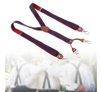 Bretelle da uomo Cinghie elastiche Uomo Donna Ganci a forma di Y Pantaloni