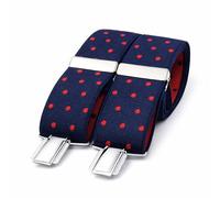 Bretelle da uomo fatte a mano. Bretelle da uomo con 3 clip extra resistenti. Bretelle elastiche da uomo originali, eleganti e resistenti.