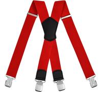 Bretelle Da Uomo Larghe, Bretelle Da Uomo a Forma Di X Con Clip Robuste, Elastic