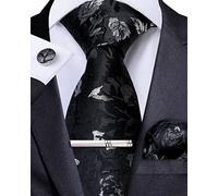 Bretelle elastiche classiche a pois da uomo a forma di Y con 6 bottoni, nero/argento, Taglia Unica