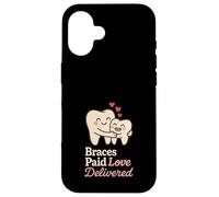 Bretelle Mom Orthodontist Dad Smile Investment Ortho Parent Custodia per iPhone 16