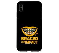 Bretelle Mom Orthodontist Dad Smile Investment Ortho Parent Custodia per iPhone XS Max