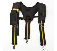 Bretelle nere per uomo Tipo Y /H Bretelle per utensili può appendere la borsa degli attrezzi che riduce il peso Bretelle per cintura per attrezzi da lavoro pesante