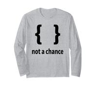 Bretelle Non Una possibilità - Divertente Python Coding Syntax Design Maglia a Manica