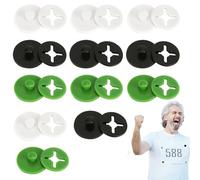 Bretelle per corridore, 12 pezzi/24 pezzi, per corridore, per salopette, per danza, sci, pattinaggio, ciclismo, 12 pezzi., vedi descrizione, Vedi descrizione