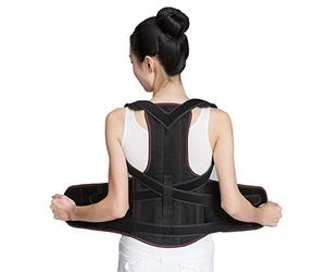 Bretelle per postura maschile e femminile, supporto spinale - correzione del collo, sollievo dal dolore al collo della spalla di sostegno posturale di terapia fisica (Size : L)