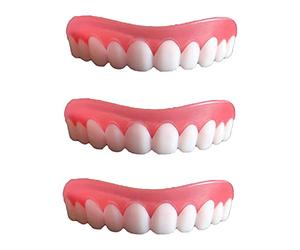 Bretelle professionali per denti - denti bianchi - taglia unica per tutte le impiallacciature, ottenere quel sorriso che hai sempre voluto, 3 pezzi