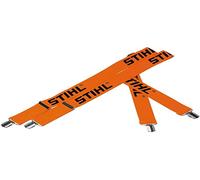 Bretelle Stihl 8841512 per pantaloni con clip in metallo, arancione, 130 cm