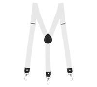 Bretelle Uomo,Bretelle Uomo Eleganti,Bretelle Uomo Lavoro,Bianco,Oktoberfest Costume Uomo,Costume Oktoberfest Uomo,Cinturino Della Camicia,Regalo Uomo,Regali Uomo,Bretelle Catarifrangenti,Bretelle