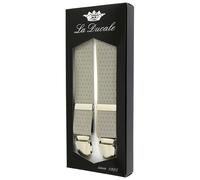 Bretelle Uomo LA DUCALE Fantasia Regolabili con Clip Made in Italy da GELSTORE
