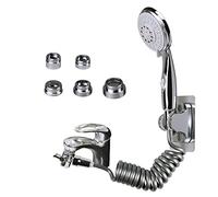 Bretoes Set di Spruzzatori per Rubinetti per Lavello con Tubo Flessibile per Doccia da 1,5 m Rubinetto da Cucina per Bagno a Connessione Rapida per Shampoo per Doccia per Animali Domestici