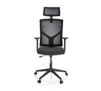 BRETON B - Sedia Home Office Nero