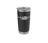 Breton Breizh Pur Burre Heartbeat - Umore Bretagna Bicchiere termico in acciaio inox doppia parete