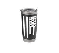 Breton Drapeau Breizh Bretagne Francia Bicchiere termico in acciaio inox doppia parete