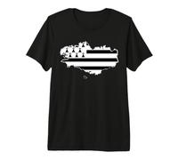 Breton Drapeau Breizh Bretagne Francia Bretone Maglietta Premium