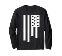 Breton Drapeau Breizh Bretagne Francia Maglia a Manica