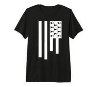 Breton Drapeau Breizh Bretagne Francia Maglietta Premium
