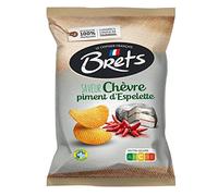 Bret'S - Chips Goat E Espelette Chilli Flavor 3X125G - Chips Saveur Chèvre Et Piment D'Espelette 3X125G - Prezzo Per Unità - Consegna Veloce