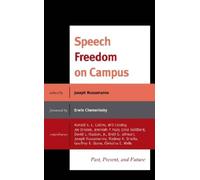 Brett Johnson Speech Freedom on Campus (Copertina rigida)