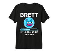 Brett Millionaire Loading Crypto Meme Shitcoin Maglietta Premium