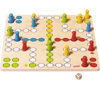 Goki Ludo Base Gioco da Tavola Gioco di Legno Società Gioco per Famiglie 56710