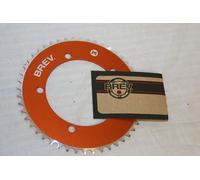 Brev. M Masi Fixie Fisso Gear Pignone Catena 42t Arancione 130 BCD