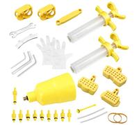 Brevanza 32 PCS Kit Spurgo Olio Freni a Disco, per Fluido per Freno Biciclette Oli, Del Freno a Discs Idraulico Della Bicicletta, Strumenti di Riparazione Bici per Liquido Freni Idraulici Bike.