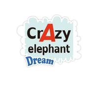 Breve Best Cool Crazy Elefante Adesivi Citazione Sogno Decalcomanie in Vinile