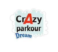 Breve Best Cool Crazy Parkour X-Sport Adesivi Citazione Sogno Decalcomanie in Vinile