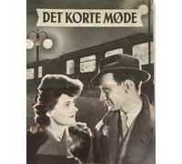 Breve incontro Celia Johnson Trevor Howard vintage vecchio programma cinemato...