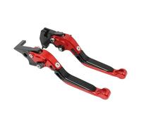 Breve Leva Freno Per MT-125 MT125 Per MT 125 2014-2021 Moto Maniglie Estensibili Leve Regolabili Pieghevoli Freno Frizione Leve Accessori Leva Freno Moto(Red-3)