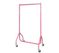 Breve Super H/D Junior Barra per Abiti 4ft Lungo X 4ft Alto Carrello Porta Rosa