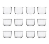 BREVETTI WAF 12 Bicchieri Coppette Time Infrangibili, Riutilizzabili e Lavabili, In San Clear, 12 Pezzi per Confezione, Capacità 23 cl