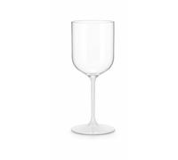 Brevetti WAF Calice Croisière FM35 42 cl in Policarbonato Gambo Bianco - Calice Resistente per Vino e Outdoor