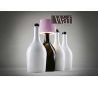 BREVETTI WAF One-Light Sun Lampada Bottiglia a Led, Paralume Lampada Portatile e Ricaricabile, Lampada da Tavolo per Interni/Esterni - Rosa Fenicottero