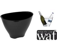 Brevetti Waf Secchiello Champagne Ovale Acril.cm 28x18 h20 Nero F009134