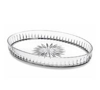 Brevetti WAF Vassoio Milano Oval Tray 23,5 x 15,4 Cm Plastica San Trasparente 1 Pz