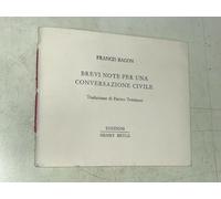 Brevi note per una conversazione civile