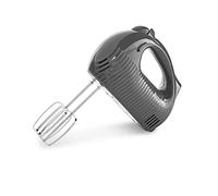 Breville Flow Electric Hand Mixer | 5 Speeds Plus Boost | con fruste e ganci per impasto | 240 W | Grigio [VFM034]