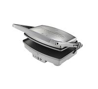 Breville Tostiera con Rivestimento DuraCeramic 1000 W, Piastre Lisce, Argento
