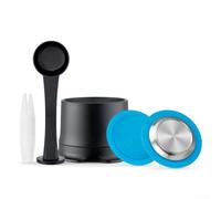 Brew Like a at Home e set di capsule riutilizzabili sostenibili progettato specificamente per l'uso con macchine Zenius (a)