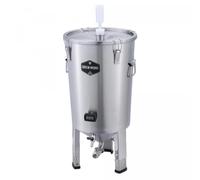 Brew Monk Contenitore per Fermentazione Acciaio Inossidabile 30L con Fondo Conico per Birra e Vino